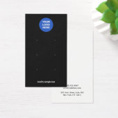 黒ロゴ3枚のイヤリングディスプレイカードを追加 (デスク)