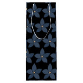 黒ワ素晴らしイン抱き枕の青い花 ワインギフトバッグ (裏面)