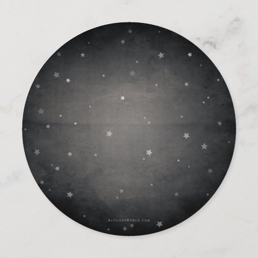 黒ヴィンテージフェードスタースクエア/ラウンド メニュー (裏面)