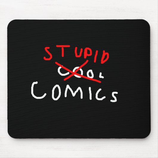 黒一色のマウスパッド マウスパッド (正面)