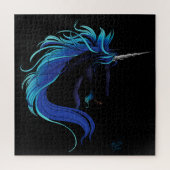 黒一角獣 ジグソーパズル (縦)