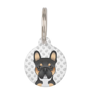 黒三毛フレンチブルドッグの犬とペットの情報 ペット ネームタグ
