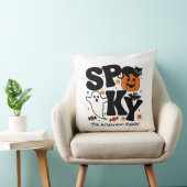 黒不気味とオレンジのハロウィーン装飾用クッション クッション (椅子)