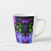 黒不気味と深紅のリリガーデンランドスケープ カフェラテマグ (右)