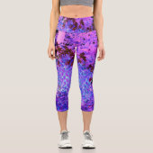 黒不気味と深紅のリリガーデンランドスケープ カプリレギンス (正面)