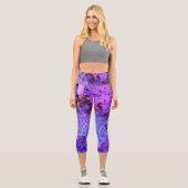 黒不気味と深紅のリリガーデンランドスケープ カプリレギンス (正面)