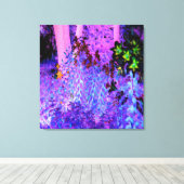 黒不気味と深紅のリリガーデンランドスケープ キャンバスプリント (インサイチュ (ウッドフロア))