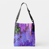 黒不気味と深紅のリリガーデンランドスケープ クロスボディバッグ (裏面)