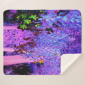 黒不気味と深紅のリリガーデンランドスケープ シェルパブランケット (正面(横))