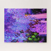 黒不気味と深紅のリリガーデンランドスケープ ジグソーパズル (横)