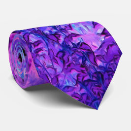 黒不気味と深紅のリリガーデンランドスケープ ネクタイ