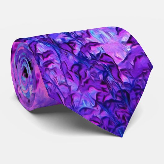 黒不気味と深紅のリリガーデンランドスケープ ネクタイ (ロール)