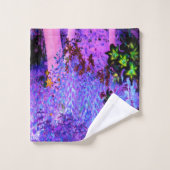 黒不気味と深紅のリリガーデンランドスケープ バスタオルセット (ウォッシュタオル)