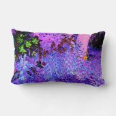 黒不気味と深紅のリリガーデンランドスケープ ランバークッション (裏面)