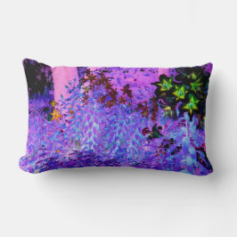 黒不気味と深紅のリリガーデンランドスケープ ランバークッション