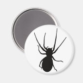 黒不気味スパイダーマグネット マグネット (正面/裏面)
