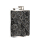 黒不気味ハロウィーンバラ フラスク (右)