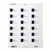 黒不気味材バラ黒クモ ラベル (フルシート)