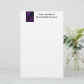 黒不気味材バラ黒クモ 便箋 (スタンド正面)