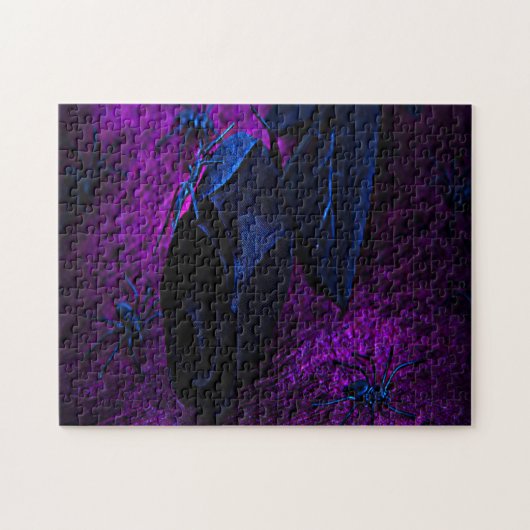 黒不気味物質バラ ジグソーパズル (横)