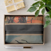 黒不気味猫と悪魔のヴィンテージ魔女 薄葉紙 (ギフト)