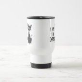 黒不気味猫ゴシック トラベルマグ (中央)