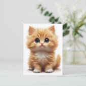 黒不気味猫ハロウィーン壁紙 – 2025夜! シーズンポストカード (スタンド正面)