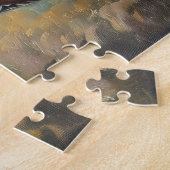 黒不気味猫ハロウィーン ジグソーパズル (側面)