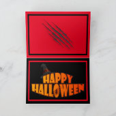 黒不気味猫 カード (内部)