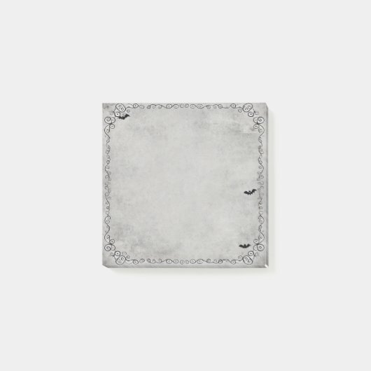 黒不気味白 ポストイット (正面)