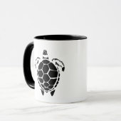 黒亀 マグカップ (正面左)