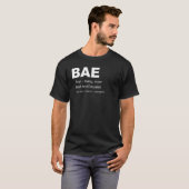 黒人および教育を受けたBAE Tシャツ (正面フル)
