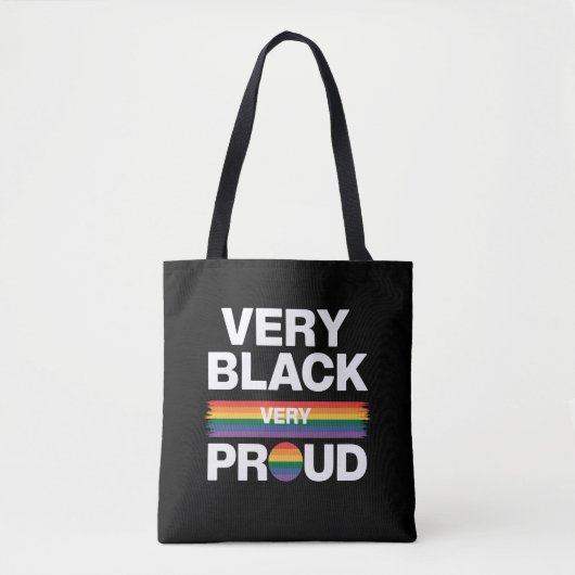 黒人が誇り 黒人ゲイ プライド LGBT プライド  トートバッグ (正面)