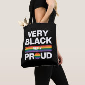 黒人が誇り 黒人ゲイ プライド LGBT プライド  トートバッグ (クローズアップ)