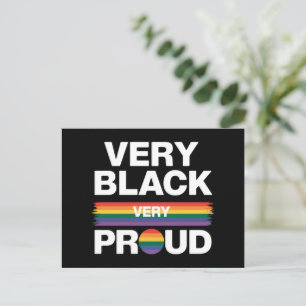 黒人が誇り 黒人ゲイ プライド LGBT プライド ポストカード