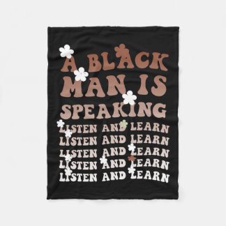 黒人が語る 聞いて学ぶ ブラックヒストリー フリースブランケット
