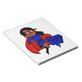 黒人すごい母 ノートパッド (アングル)