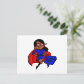 黒人すごい母 ポストカード (スタンド正面)