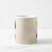 黒人とア誇りを持ったフリカ人の女の子 コーヒーマグカップ (中央)