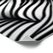 黒人と白人の抽象芸術アフリカ系アメリカ人女性 ポスター (角)