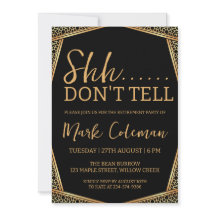 黒人と金ゴールドの驚きの退職パーティー