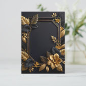 黒人と金ゴールド結婚のデザイン (スタンド正面)