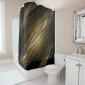 黒人と金ゴールド シャワーカーテン (インサイチュ)