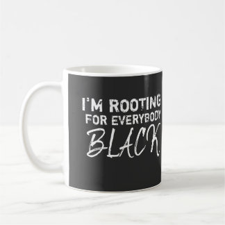黒人のみんなを応援してる コーヒーマグカップ