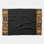 黒人のアフリカ人の芸術の台所タオル キッチンタオル (横)