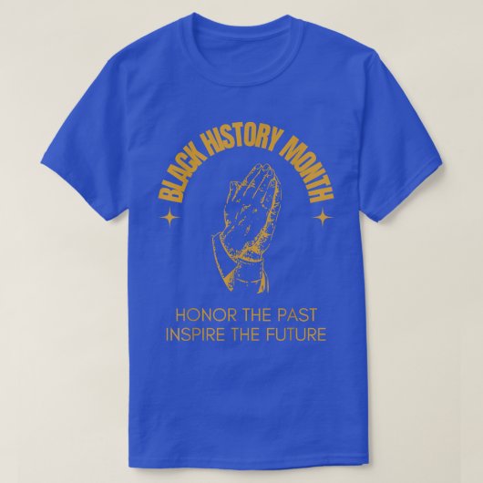 黒人のインスパイア月の未来  Tシャツ (デザイン正面)