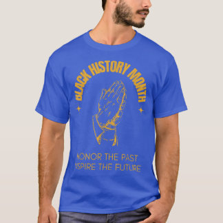 黒人のインスパイア月の未来  Tシャツ