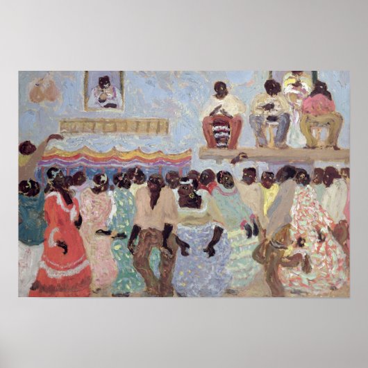 黒人のダンス ポスター (正面)