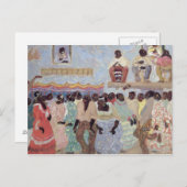 黒人のダンス ポストカード (正面/裏面)