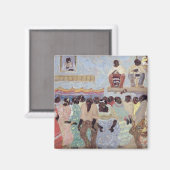 黒人のダンス マグネット (正面/裏面)